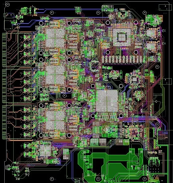 高密度PCB地网缝合点电磁优化