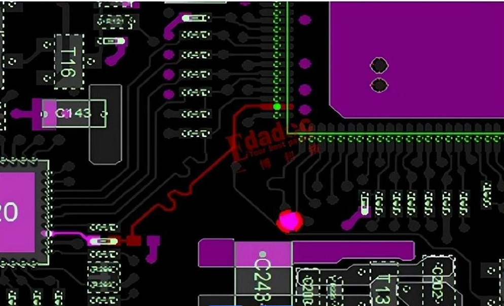 高速PCB设计中时钟信号换层伴随过孔优化策略