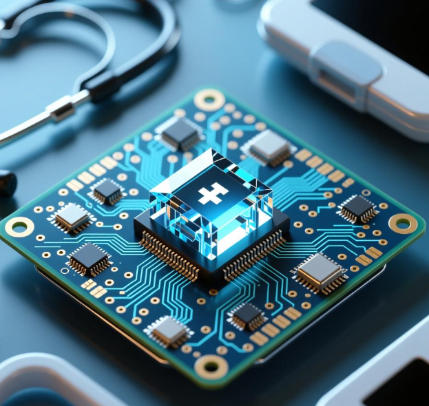 便携式医疗设备晶体 PCB 低功耗电源适配