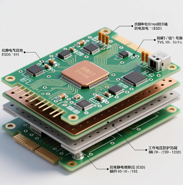 PCB抗静电设计：原理、误区与核心防护方案