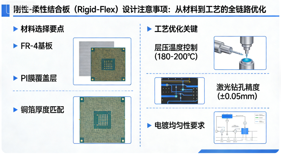 刚性-柔性结合板（Rigid-Flex）设计注意事项：从材料到工艺的全链路优化