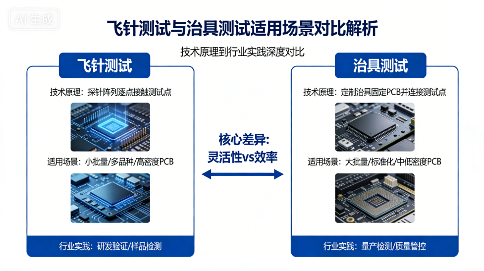 飞针测试与治具测试（Fixture Test）的适用场景对比：从技术原理到行业实践的深度解析